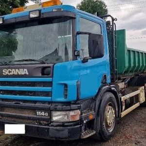 foto 6x2 container LIFT/silo Scania on air complet