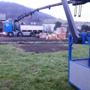foto 8x4 Scania bordmatic +23m Hiab, +27m BASKET possible